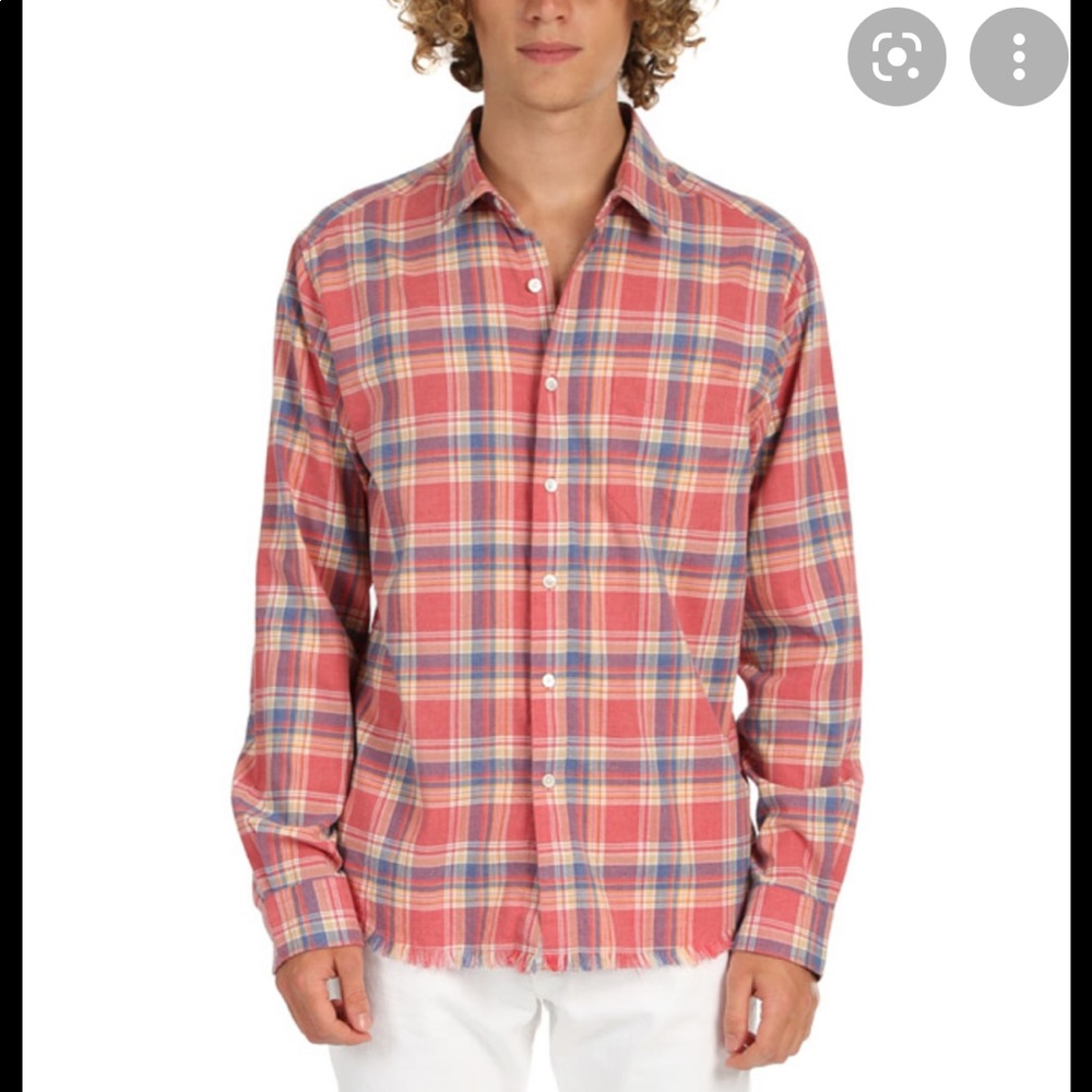 FRAME denim flannel shirt